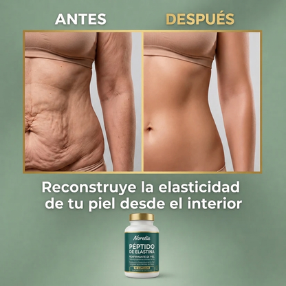 Fórmula reafirmante de la piel con péptidos de elastina