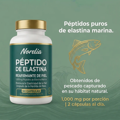 Fórmula reafirmante de la piel con péptidos de elastina